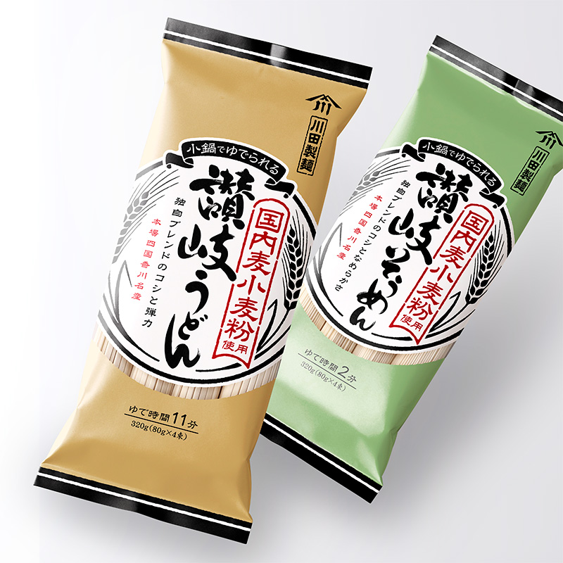 川田製麺　国内麦小麦粉使用　讃岐シリーズ画像